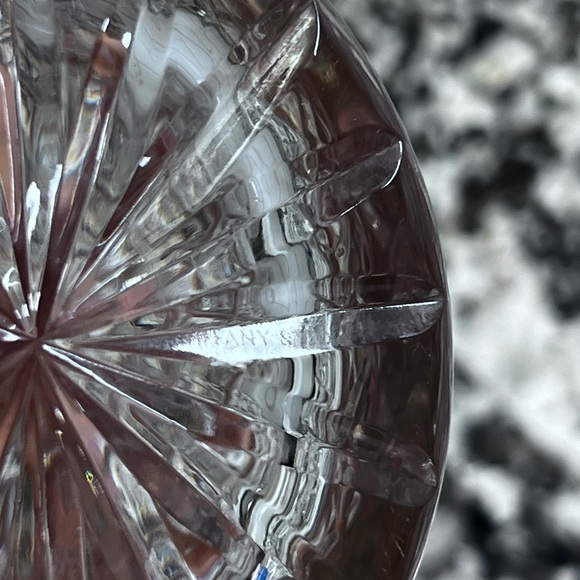 Tiffany & Co. Clear Decanter Name Etched Authentic No Box - Picture 8 of 10